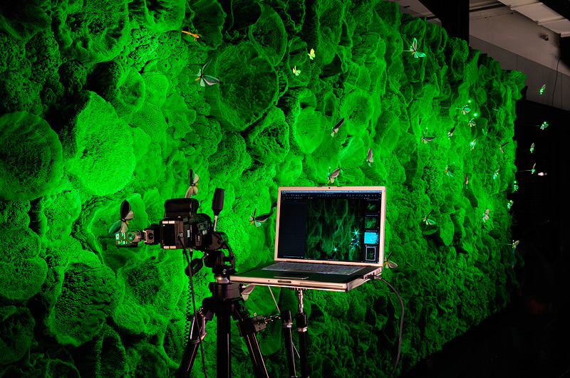 Milan 2012 Ingo Maurer Biotope Wall with LED Butterflies
