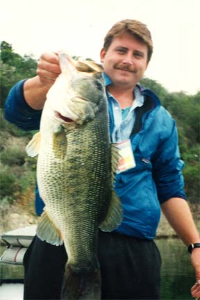 Trophy size largemouth bass