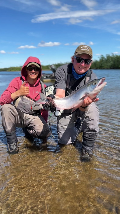 Graham Owen and Guide Robb Herrington