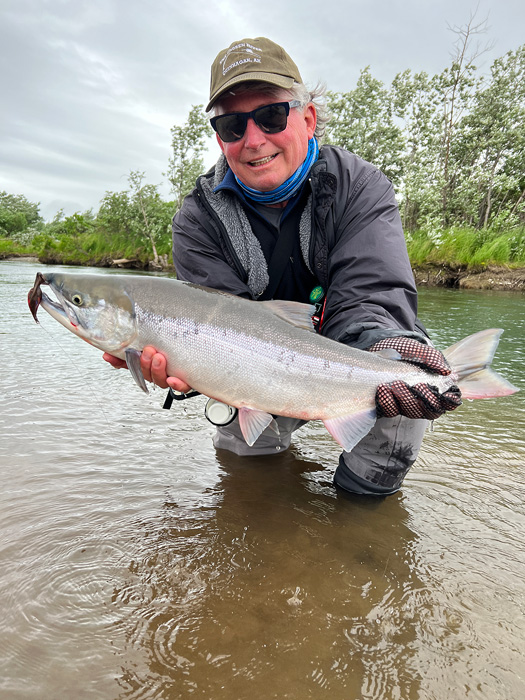 Graham with another nice Sockeye Salmon