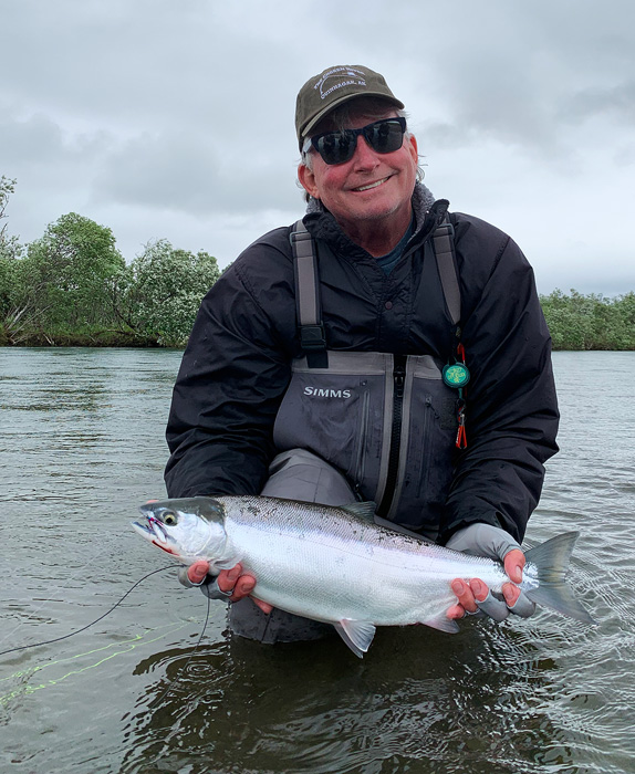 Graham Owen fly fishing Alaska