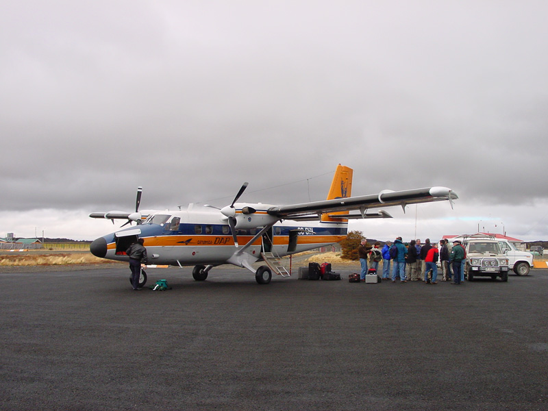 We arrived safely at Cameron airstrip in tierra del Fuego