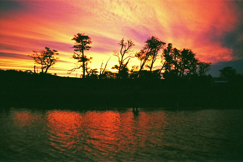Sunset in Tierra del Fuego