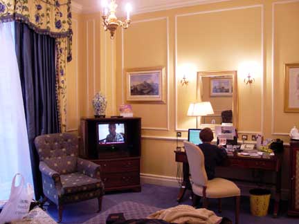 Inside my hotel room