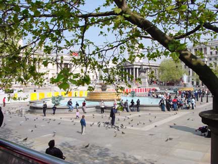 People in the park in London