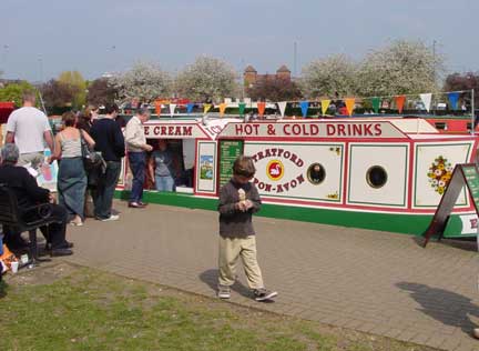 The ice cream was tasty