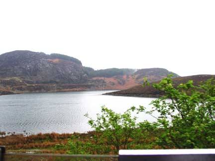 A mountain lake in North Wales