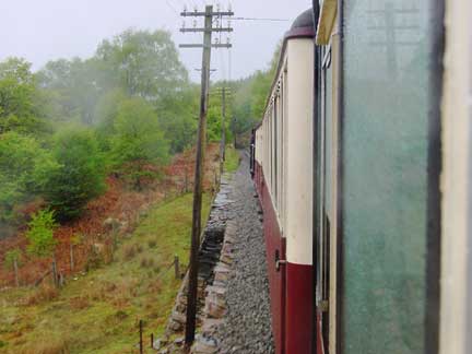 Rheilffordd Ffestiniog Railway in North Wales