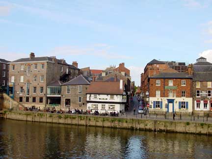 River front in York England