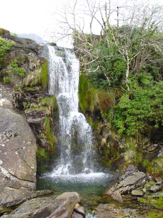 Water fall in North Wales
