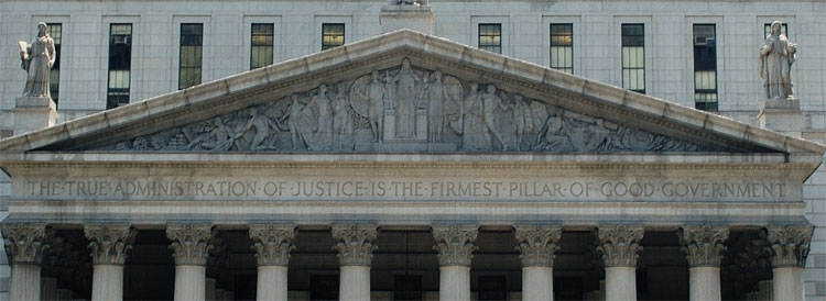 Front of the Department of Justice Building