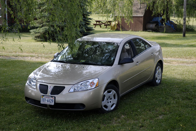 Pontaic G6, a nice car, my Dad liked it a lot, was very comfortable, even for passengers