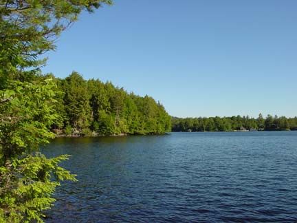 South end of Tupper Lake, New York