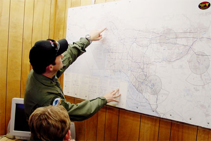 Briefing with Sergeant Mike Ingram