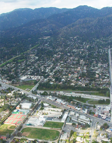 I flew over my School