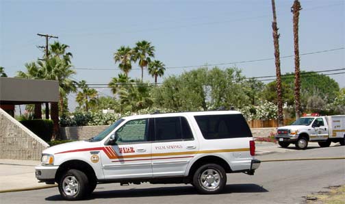 Palm springs Fire Department Batallion chief vehicle