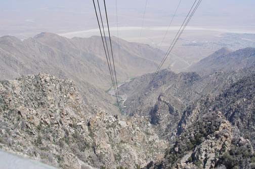 Getting closer to the top on the mountain