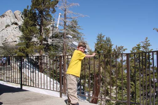 Me standing on the view overhang