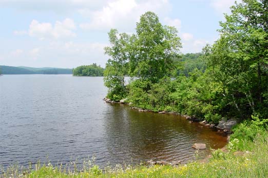 View of Tupper Lake New York
