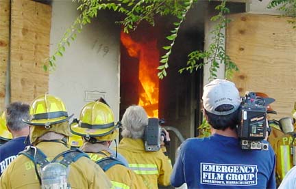 Fire Training and video taping