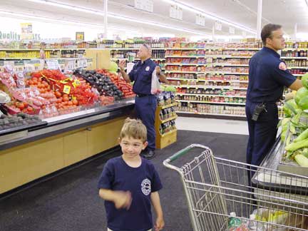 Shopping for groceries