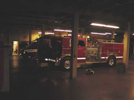 Engine 33 in station