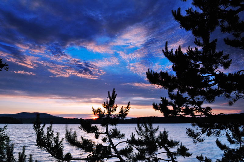 Tupper Lake sunset