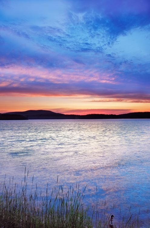 Tupper Lake Adirondack sunset