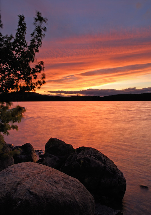 Adirondack sunset, Tupper Lake New York