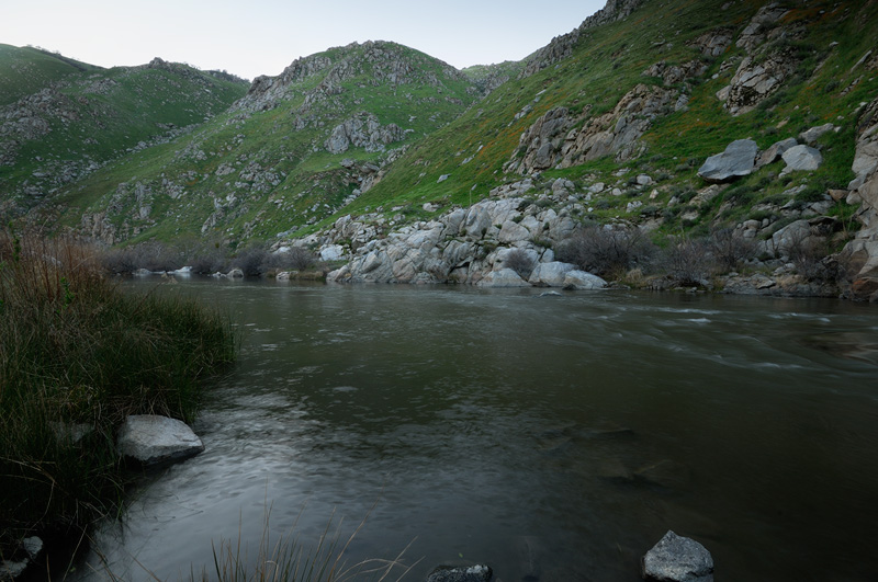 riverside dusk