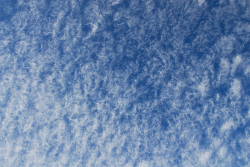 pretty clouds over head