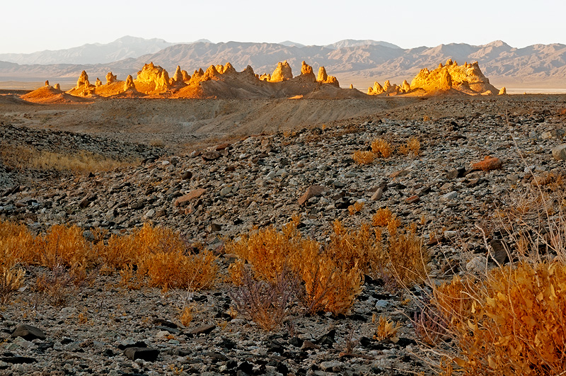 Trona Pinnacles summer sunset